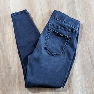 Apt 9 Pull On Skinny Jeans Women's 10 Dark Wash Stretch Denim